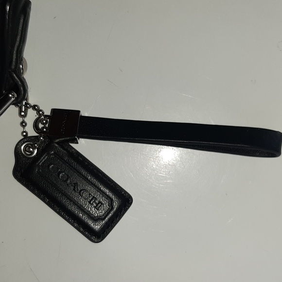 NEW! VINTAGE COACH 2014 "Charlie" Black Leather Kangaroo Pouch Hobo Shoulder Bag - Picture 11 of 11